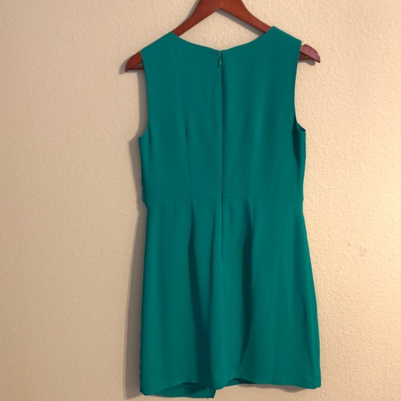 H by Halston Emerald Green Sleeveless Dress - Picture 3 of 9